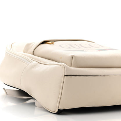 Gucci Calfskin Logo Day Backpack Mystic White 9 of 13