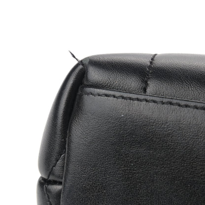 Saint Laurent Calfskin Y Quilted Monogram Small Loulou Chain Satchel Black 9 of 10