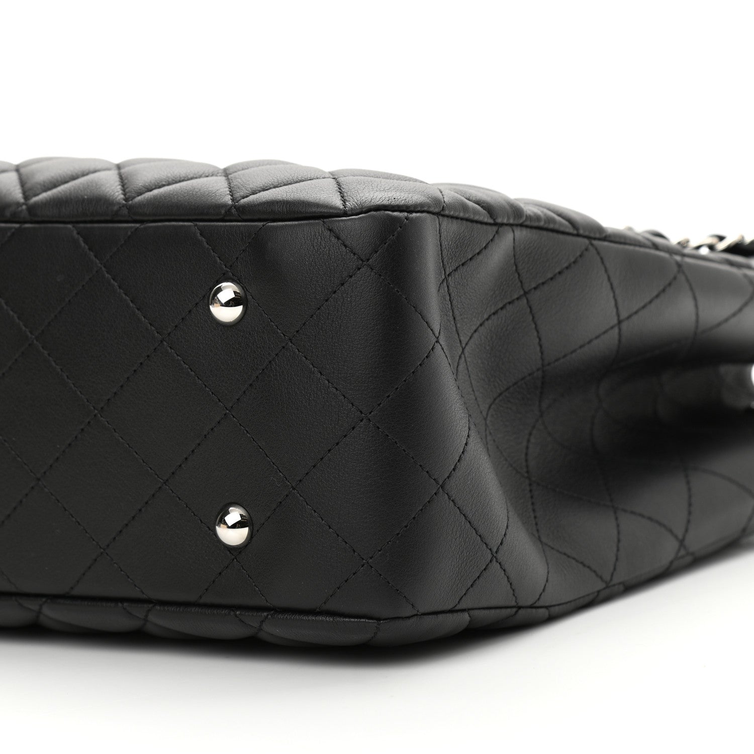 Chanel Calfskin Quilted Large Classic Shopping Tote Black 10 of 11
