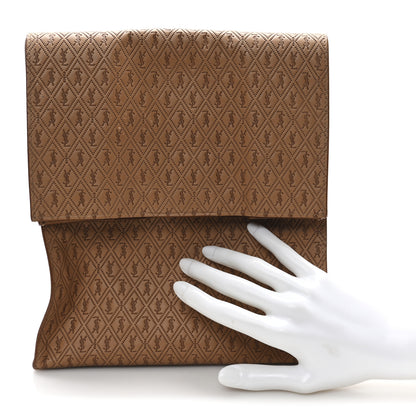 Saint Laurent Calfskin Monogram Deli Paper Bag Vintage Beige 2 of 9