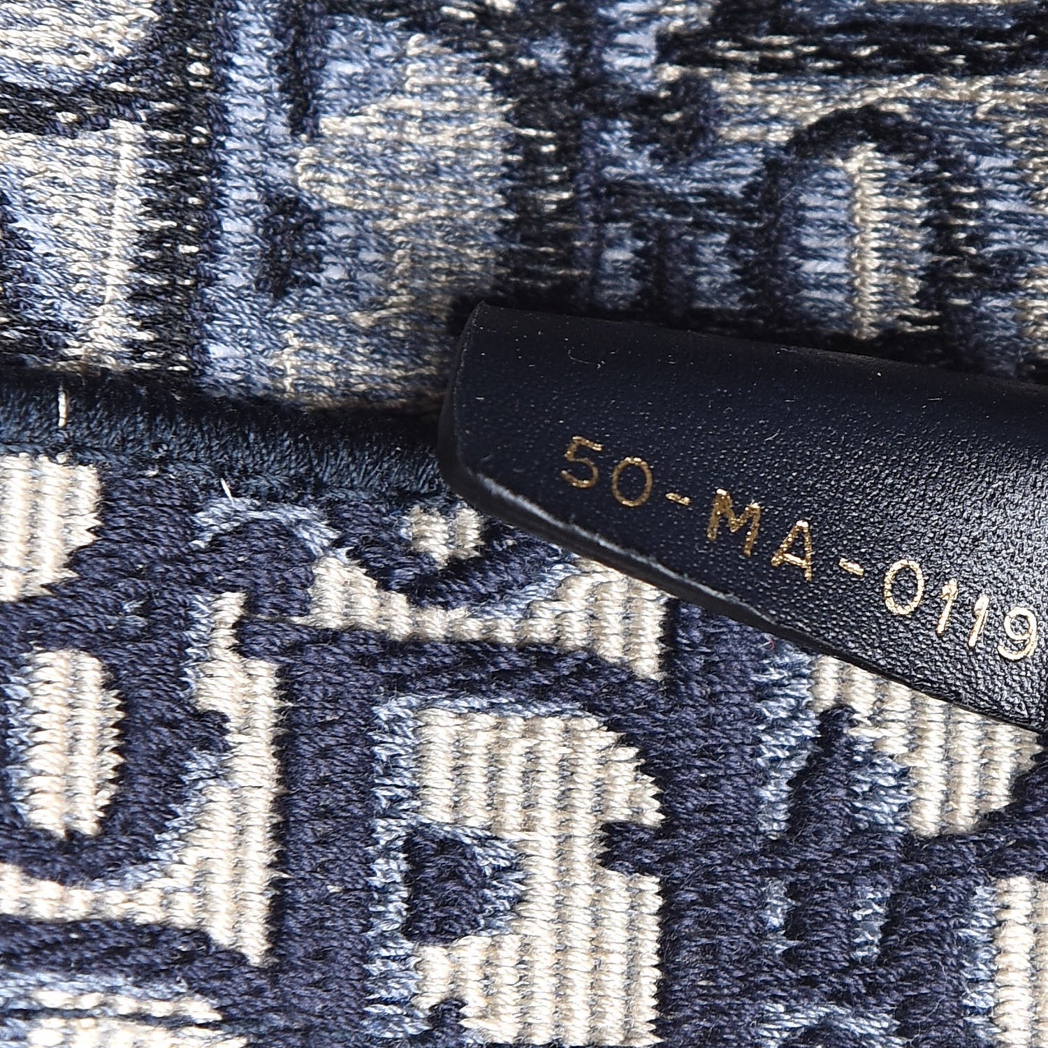 Christian Dior Oblique Book Tote Blue Multicolor 7 of 10