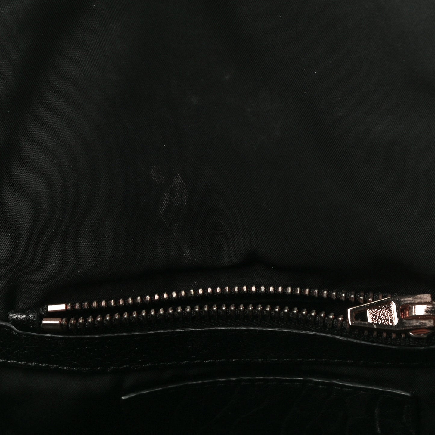 Pebbled Lambskin Mini Rockie Black Rose Gold Hardware