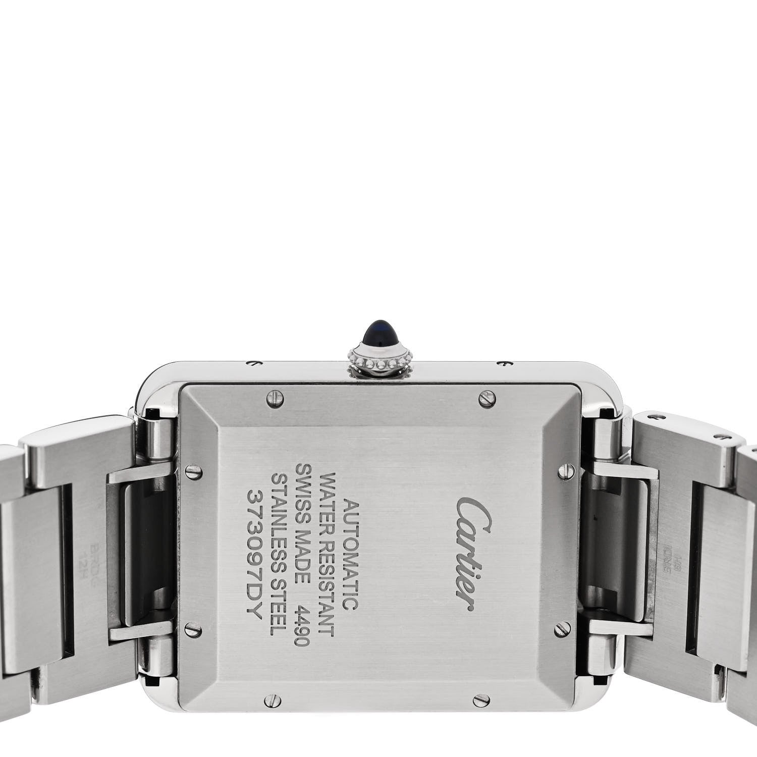 Cartier Stainless Steel 31mm Tank Must Automatic Watch 4 of 5