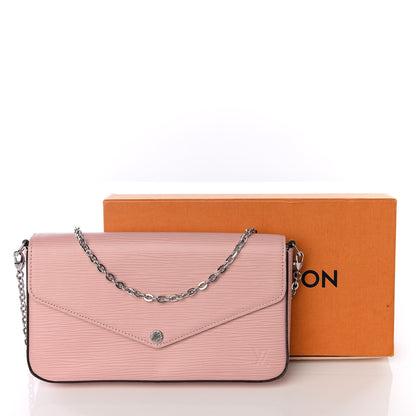 Louis Vuitton Epi Pochette Felicie Rose Ballerine 11 of 11