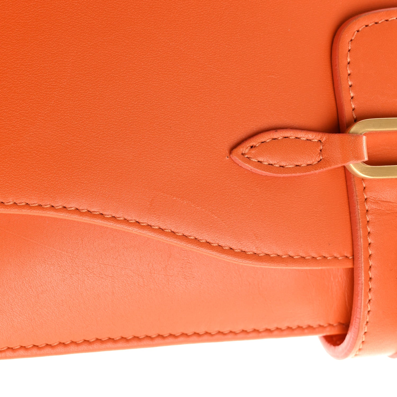 Jimmy Choo Calfskin Continental Wallet Orange 13 of 14