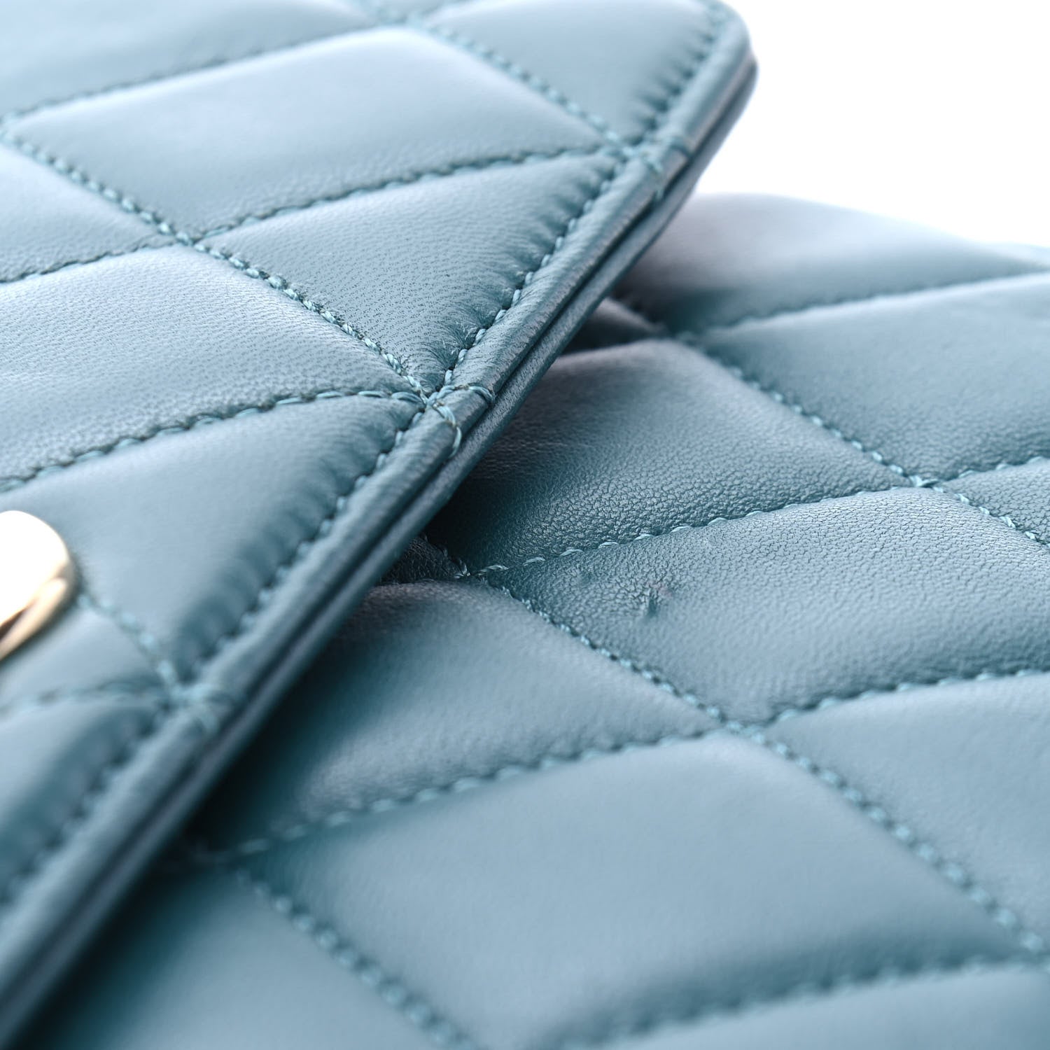 Chanel Lambskin Quilted Medium Trendy CC Flap Dark Green 10 of 11