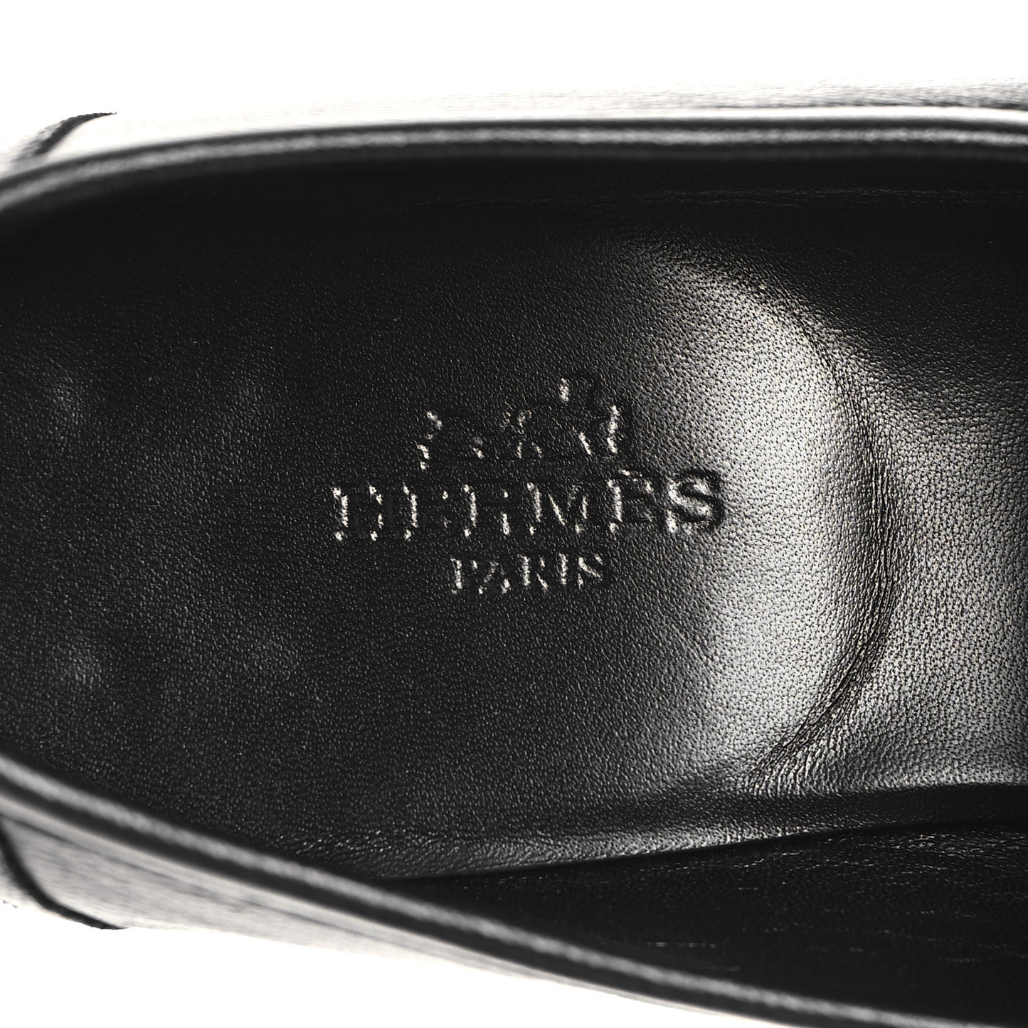 Goatskin Womens Paris Loafers 39 Black