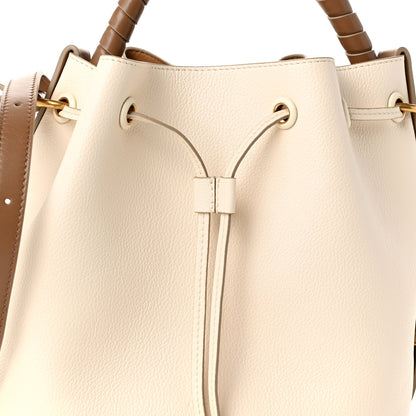 Chloe Grained Calfskin Marcie Bucket Bag Misty Ivory 8 of 10