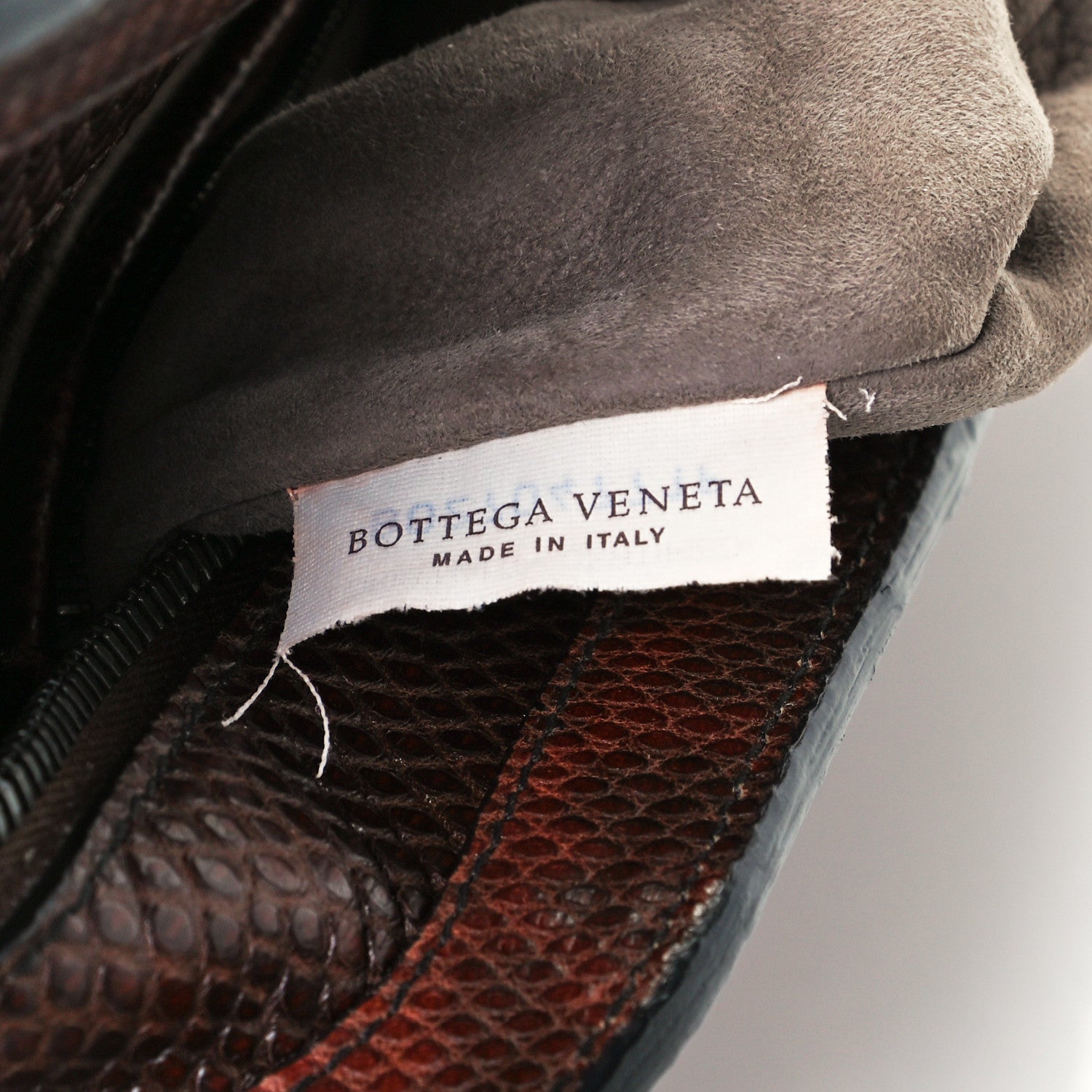 Bottega Veneta Ayers Karung Intrecciato Patchwork Shoulder Bag Ash Scuro Rust Clay 7 of 11