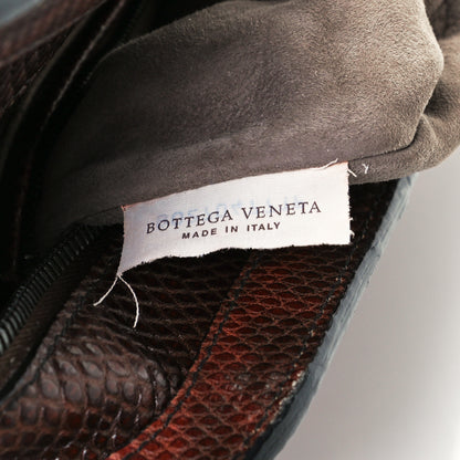 Bottega Veneta Ayers Karung Intrecciato Patchwork Shoulder Bag Ash Scuro Rust Clay 7 of 11
