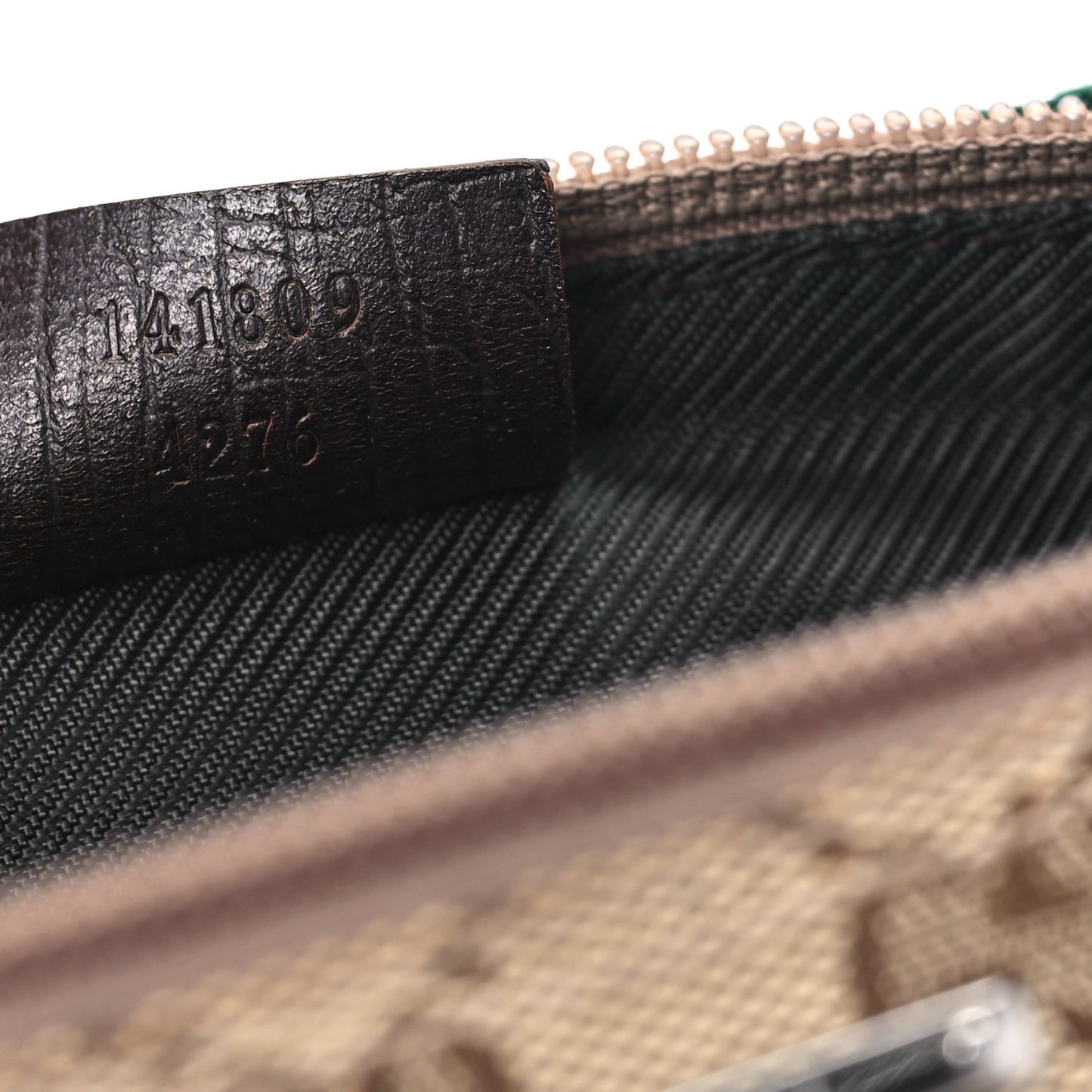 Monogram Web Boat Pochette Brown