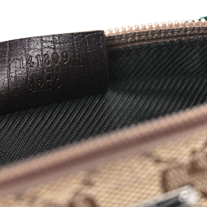 Gucci Monogram Web Boat Pochette Brown 7 of 11