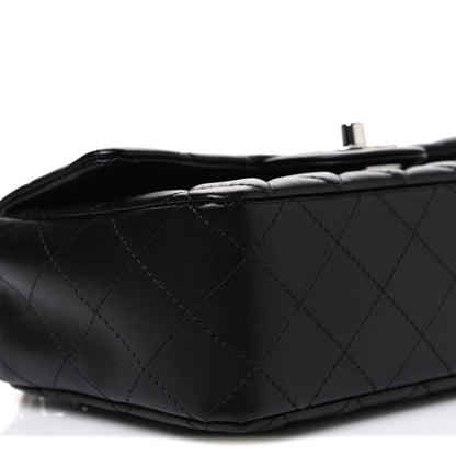 Chanel Lambskin Quilted Mini Rectangular Flap Black 9 of 10