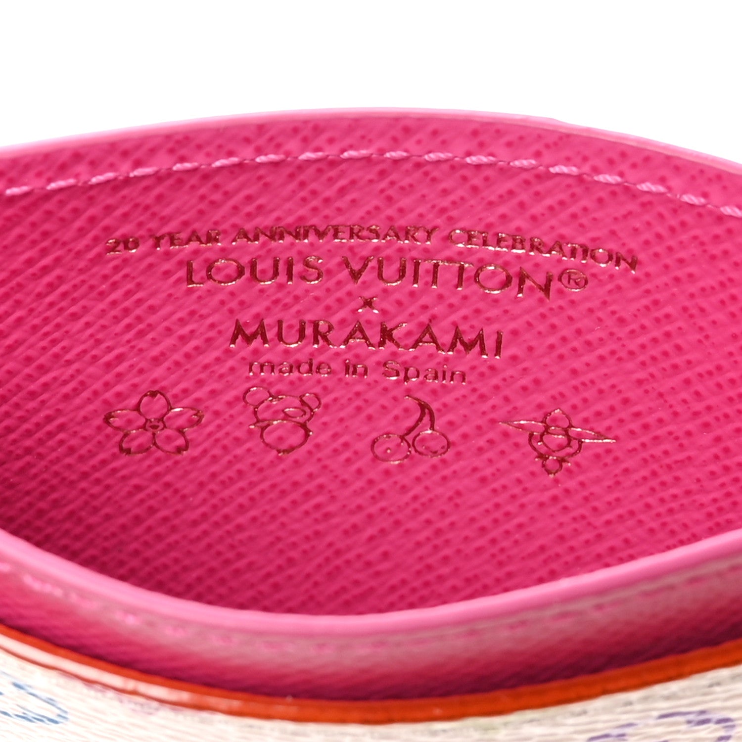Louis Vuitton LV X TM Monogram Multicolor Card Holder Kawaii Pink 6 of 6
