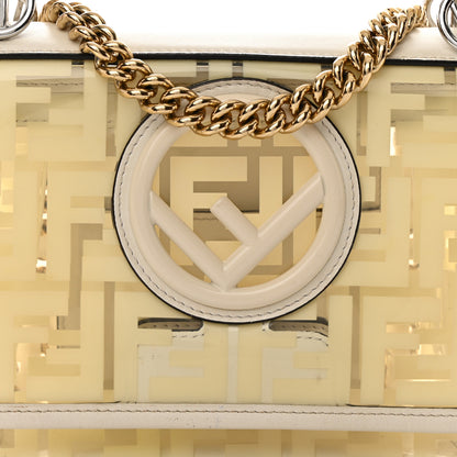Fendi TPU FF Vitello Century F is Fendi Small Kan I Shoulder Bag White 8 of 19