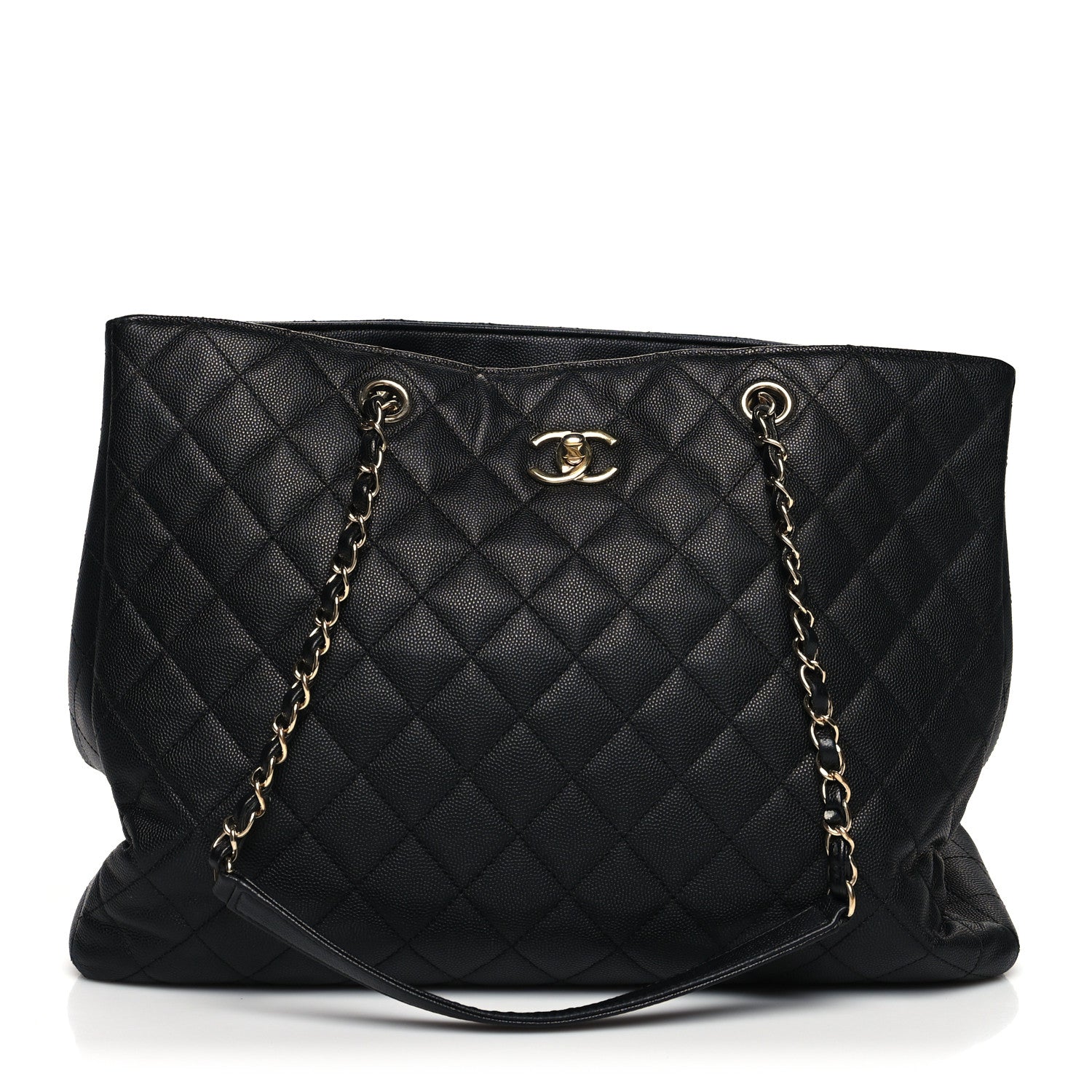 Chanel Caviar Quilted Large Shopping Tote Black 1 of 12