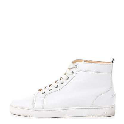 Christian Louboutin Calfskin Mens Louis Flat Sneakers 41.5 White 1 of 14