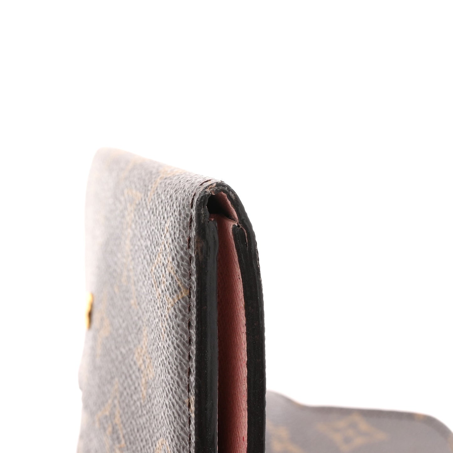 Monogram Emilie Wallet Rose Ballerine