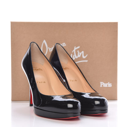 Christian Louboutin Patent New Simple 100 Pumps 36 Black 9 of 9