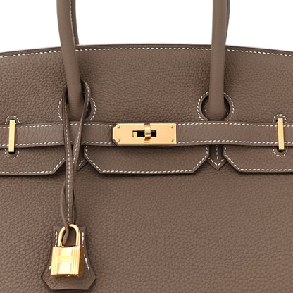 Hermes Togo Birkin 35 Etoupe 8 of 11