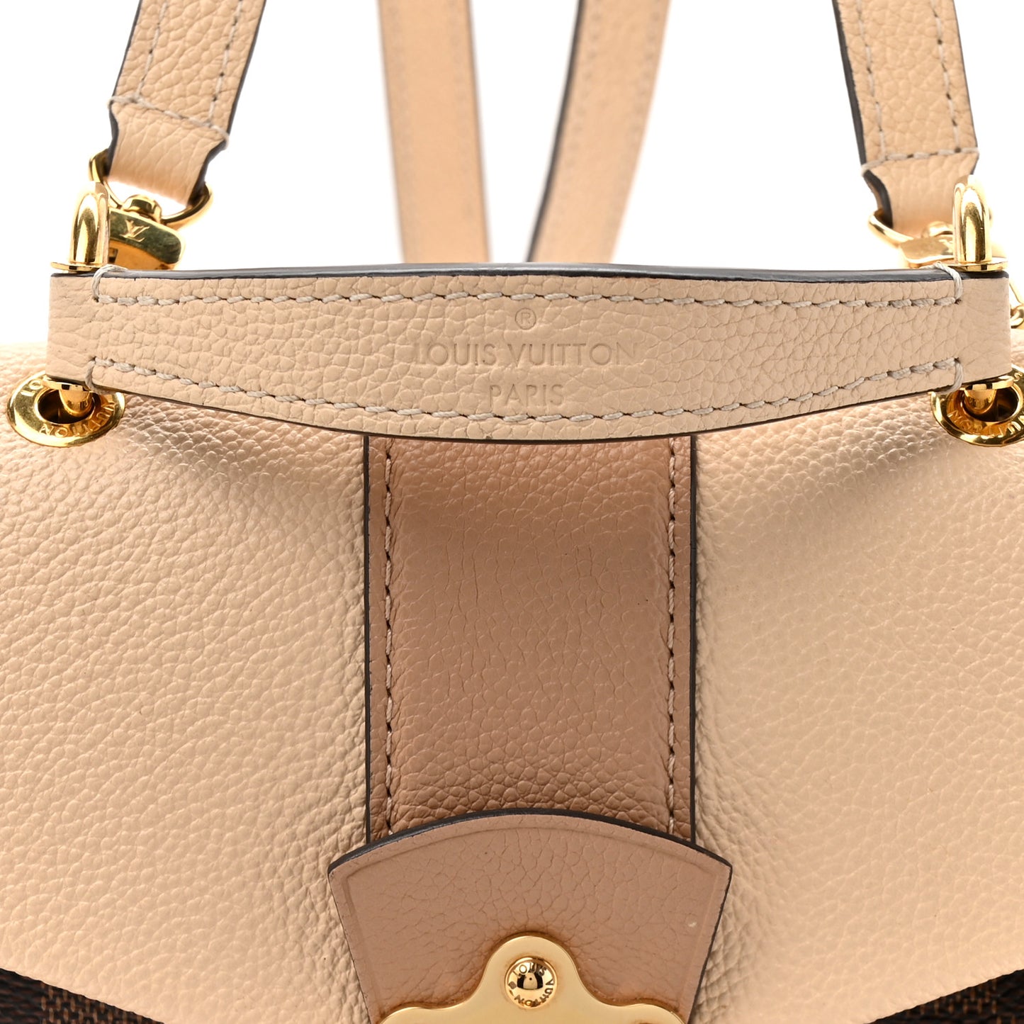 Damier Ebene Clapton Backpack Creme