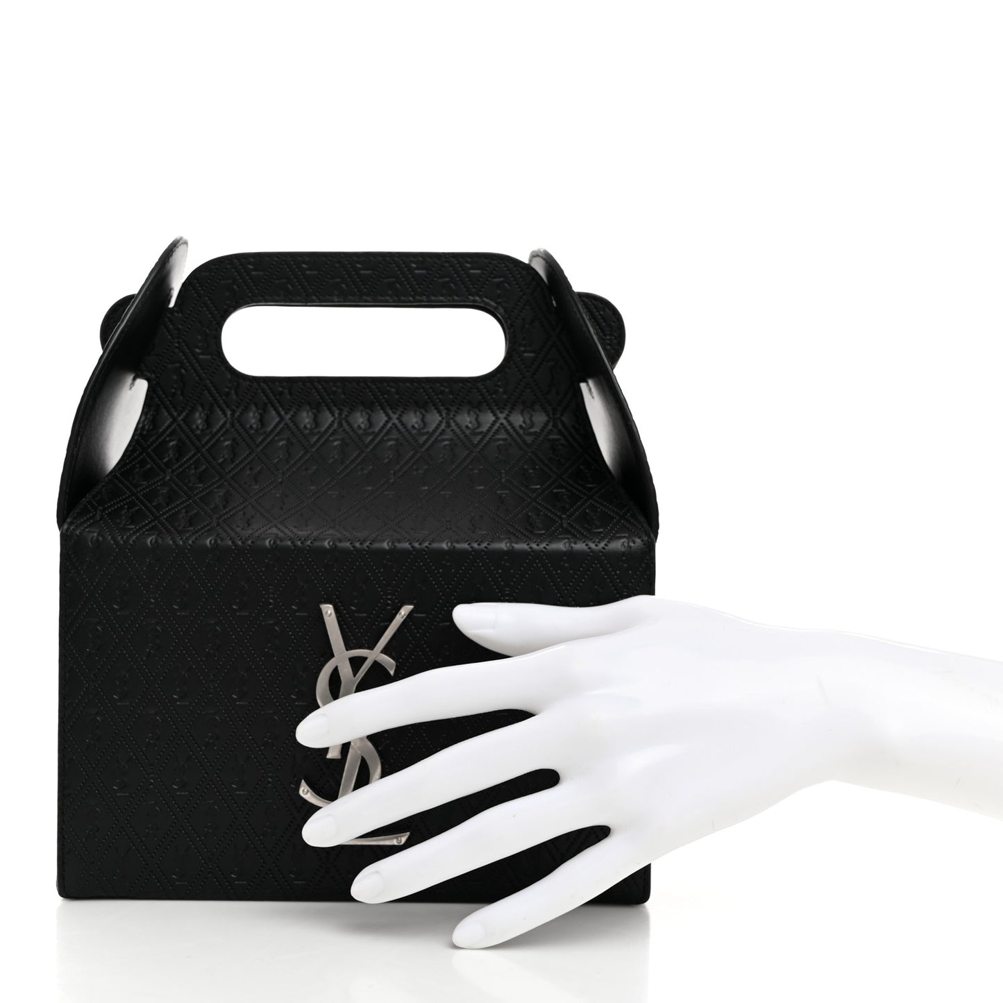 Calfskin Monogram Take Away Box Black