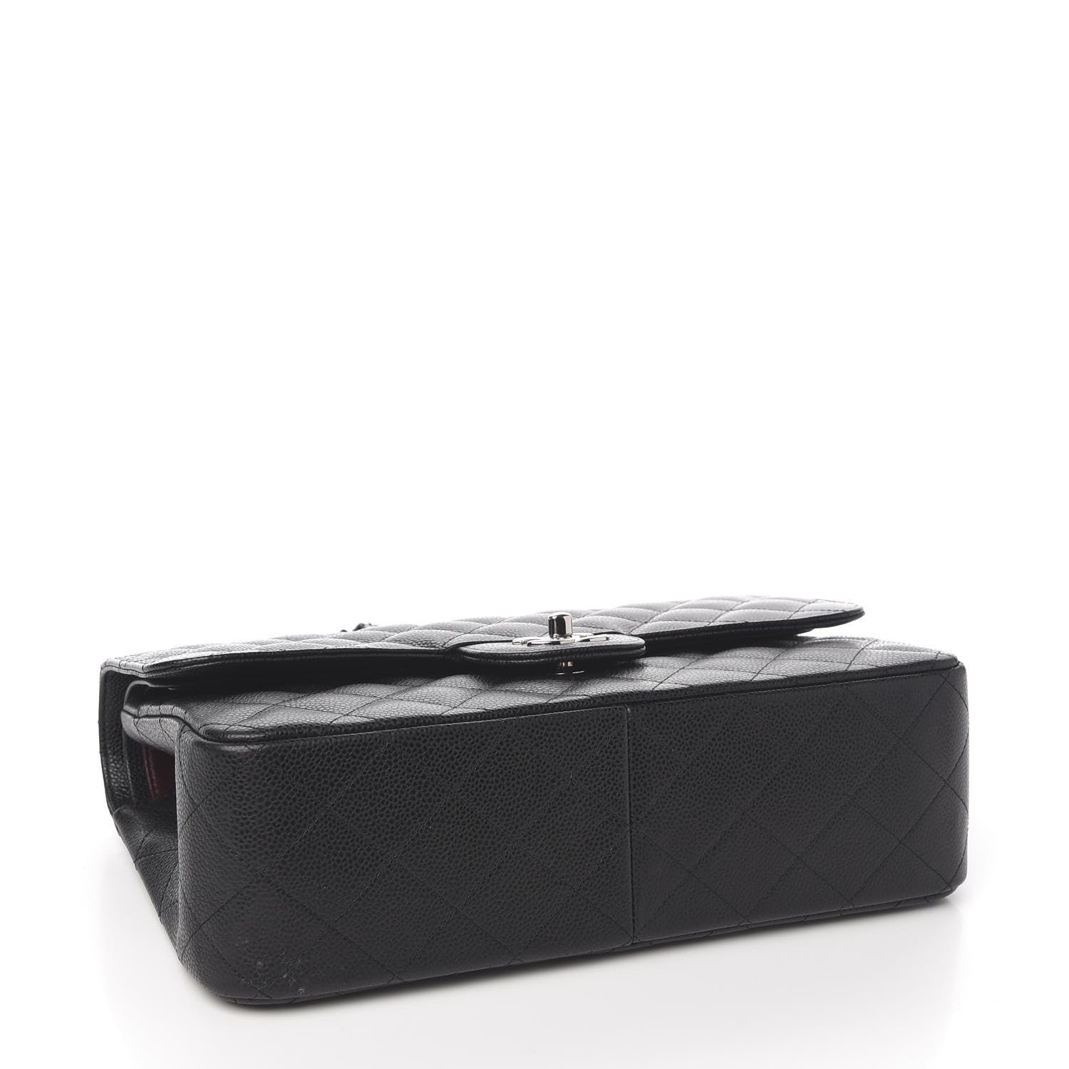 Chanel Caviar Quilted Jumbo Double Flap Black 3 of 10