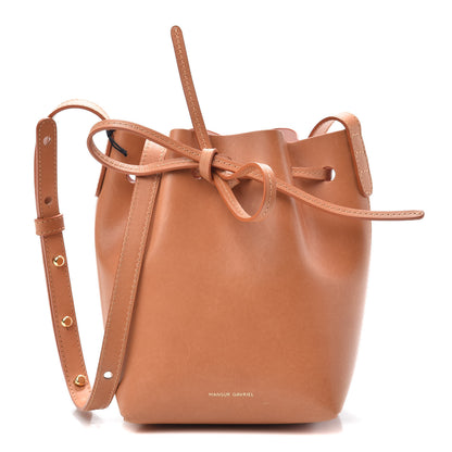 Mansur Gavriel Calfskin Mini Mini Bucket Bag Cammello Rosa 1 of 8