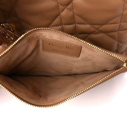 Christian Dior Calfskin Macrocannage Medium Toujour Powder Tan 10 of 14