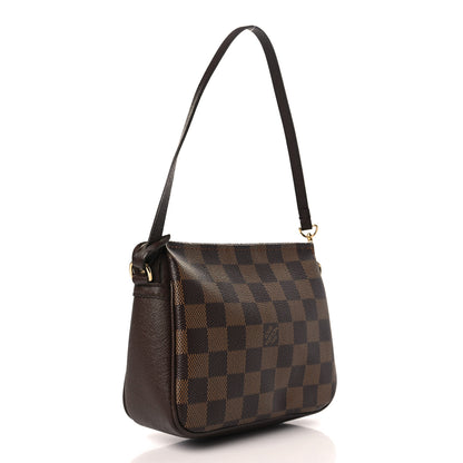 Louis Vuitton Damier Ebene Trousse Make Up Bag Pochette 3 of 8