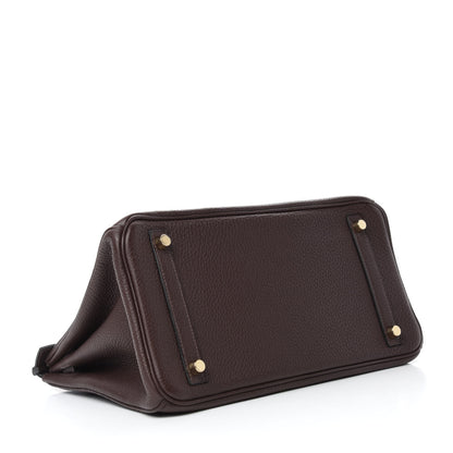Hermes Togo Birkin 30 Chocolate 4 of 12