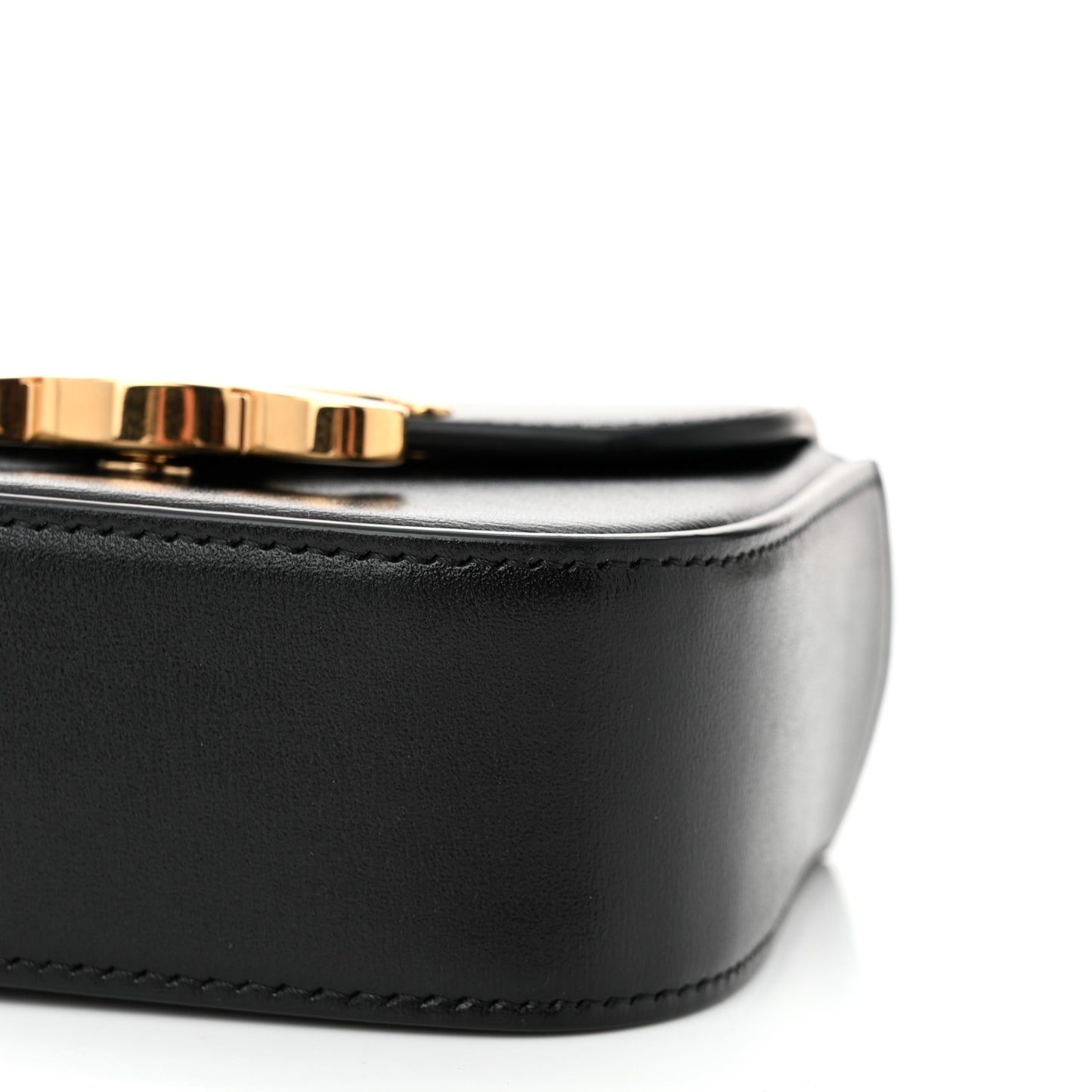 Shiny Calfskin Mini Triomphe Black
