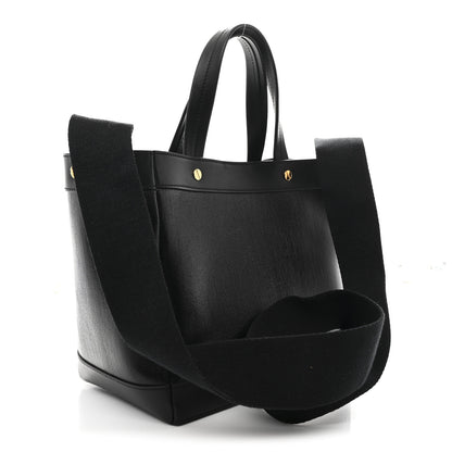 Tom Ford Coated Denim Logo T Screw Tote Black 3 of 9
