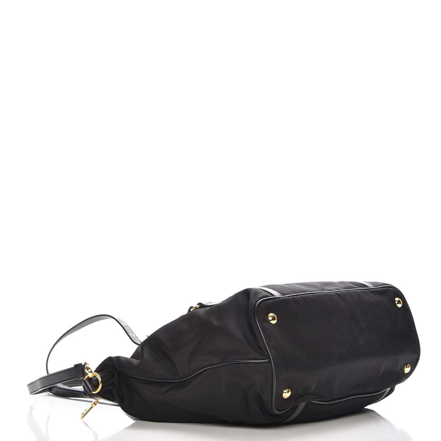 Tessuto Nylon Saffiano Tote Nero Black