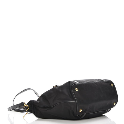 Prada Tessuto Nylon Saffiano Tote Nero Black 5 of 9