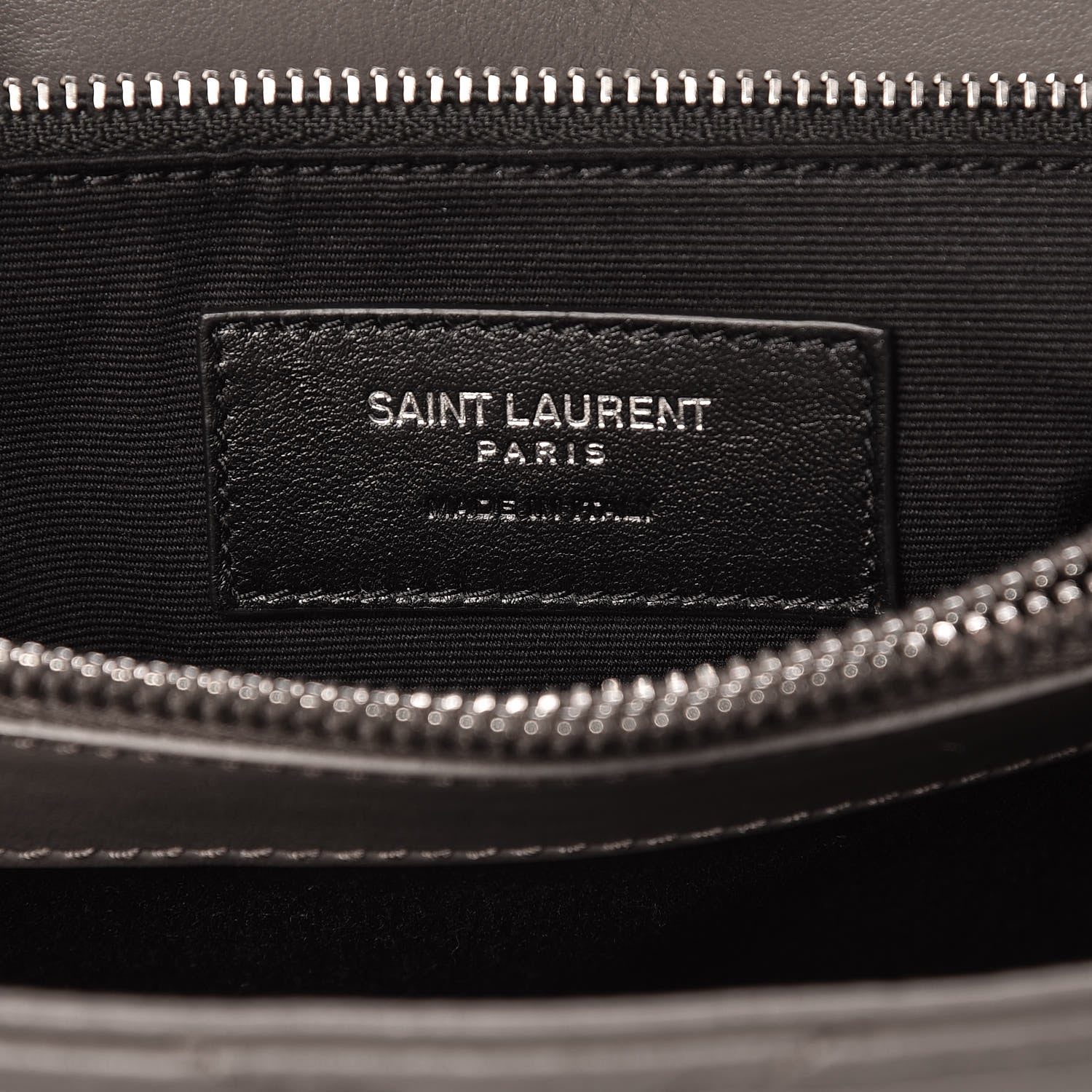 Saint Laurent Calfskin Y Quilted Monogram Medium Loulou Chain Satchel Earth 7 of 10