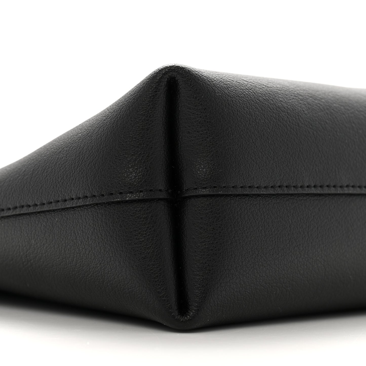 Calfskin Toy Shopping Tote Black