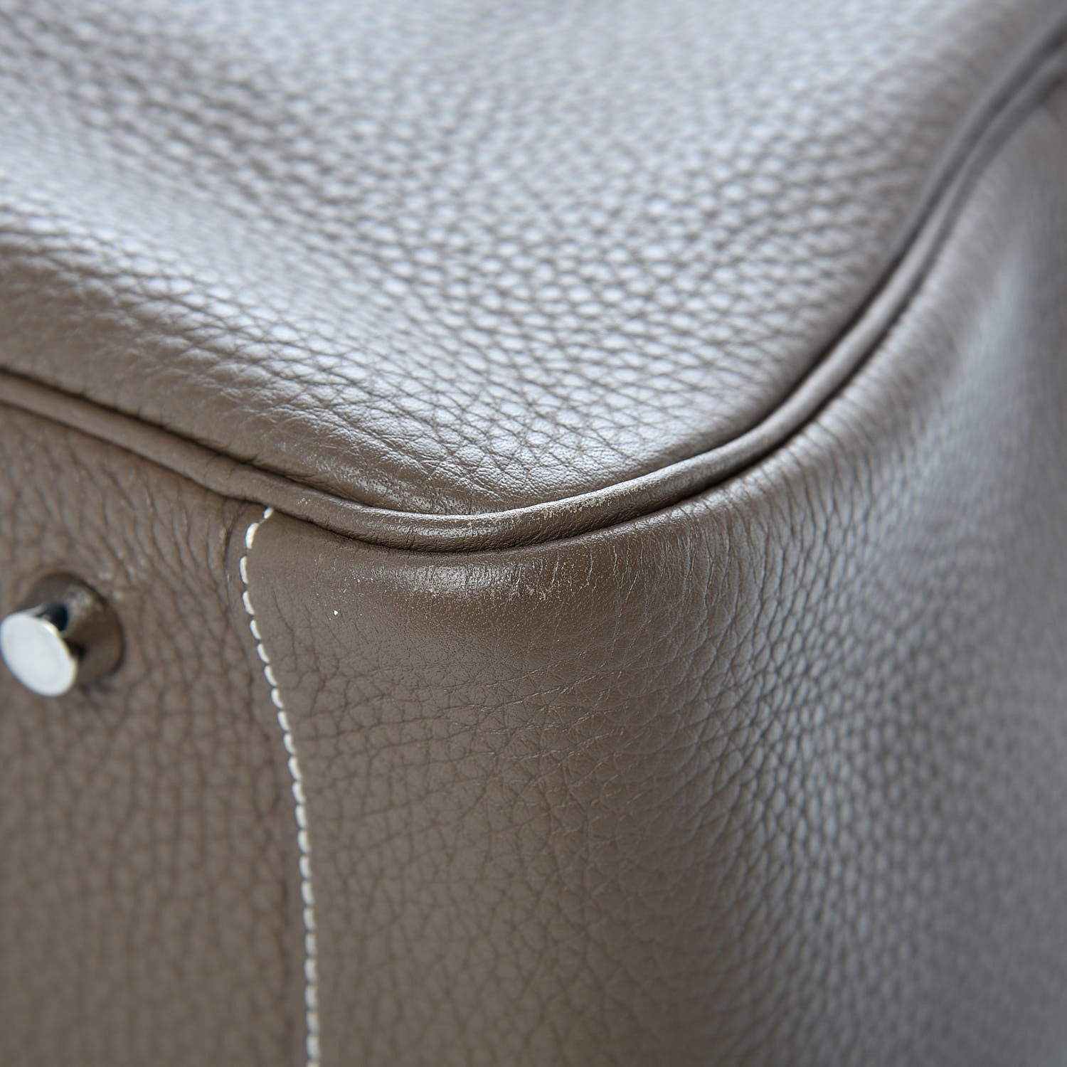 Hermes Taurillon Clemence Lindy 34 Etoupe 11 of 14