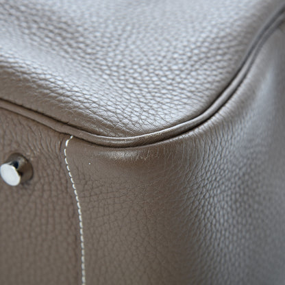 Hermes Taurillon Clemence Lindy 34 Etoupe 11 of 14