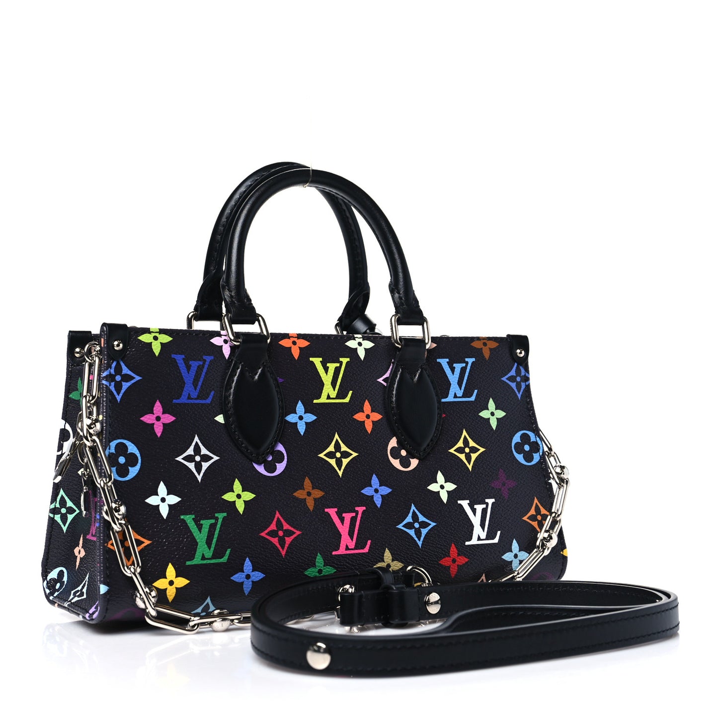 LV X TM Monogram Multicolor OnTheGo East West Black