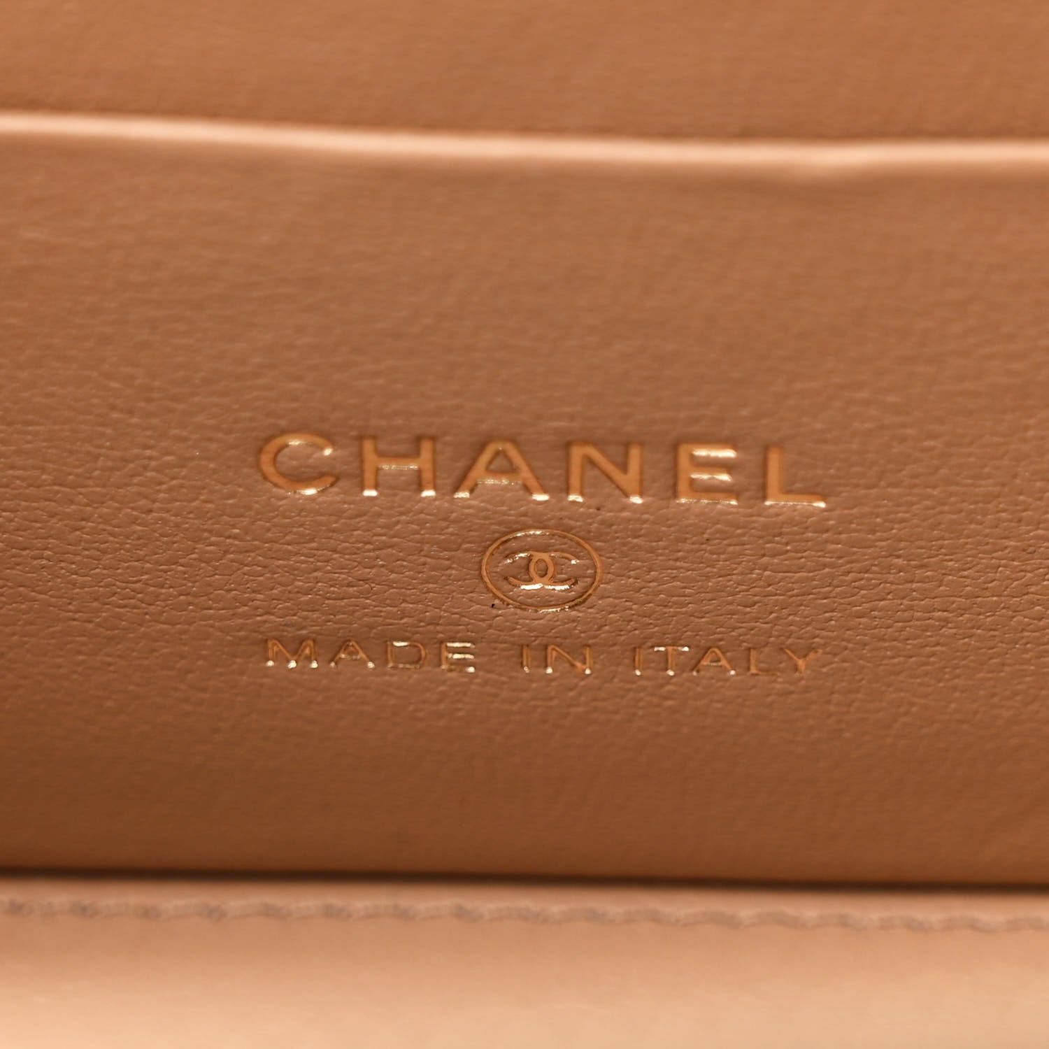 Chanel Lambskin Quilted Small Pillow Crush Vanity Case With Chain Beige 6 of 12