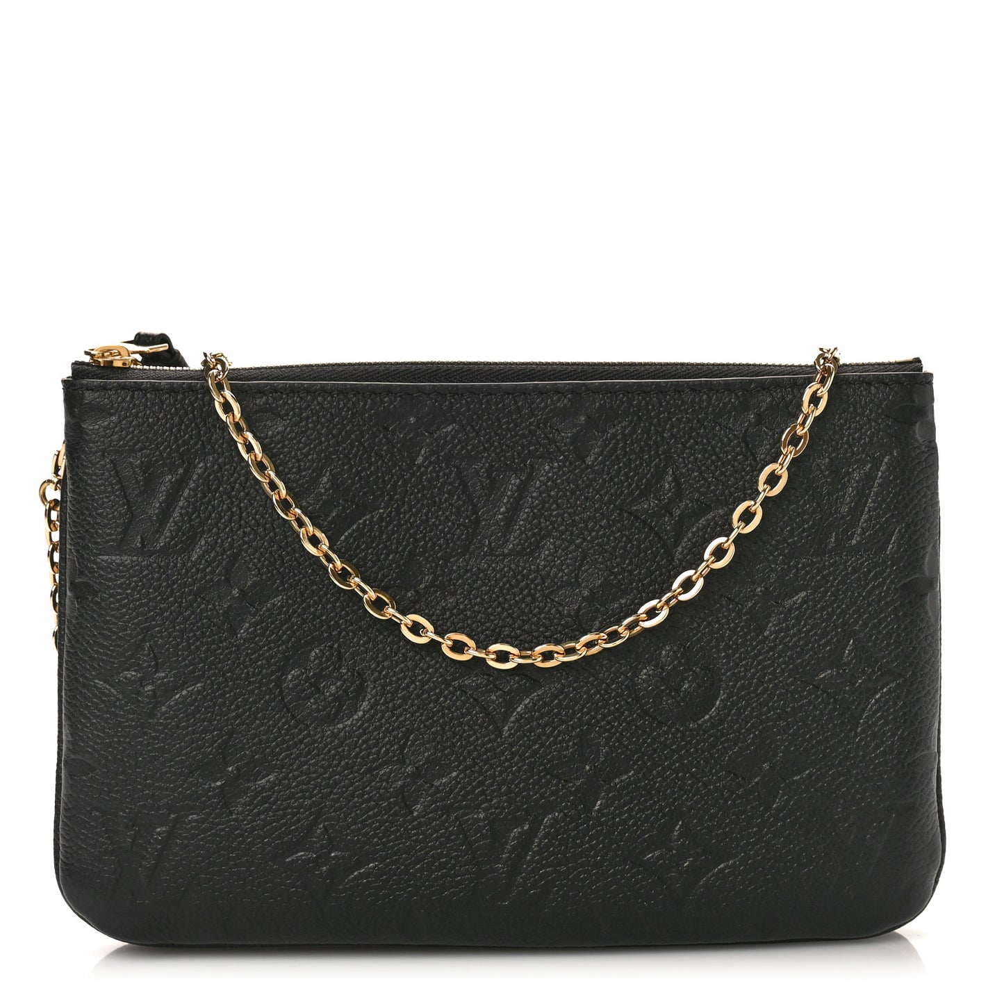 Empreinte Double Zip Pochette Black