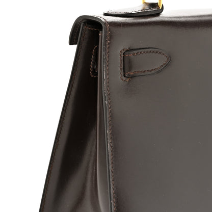 Hermes Box Kelly Sellier 28 Chocolate 12 of 18