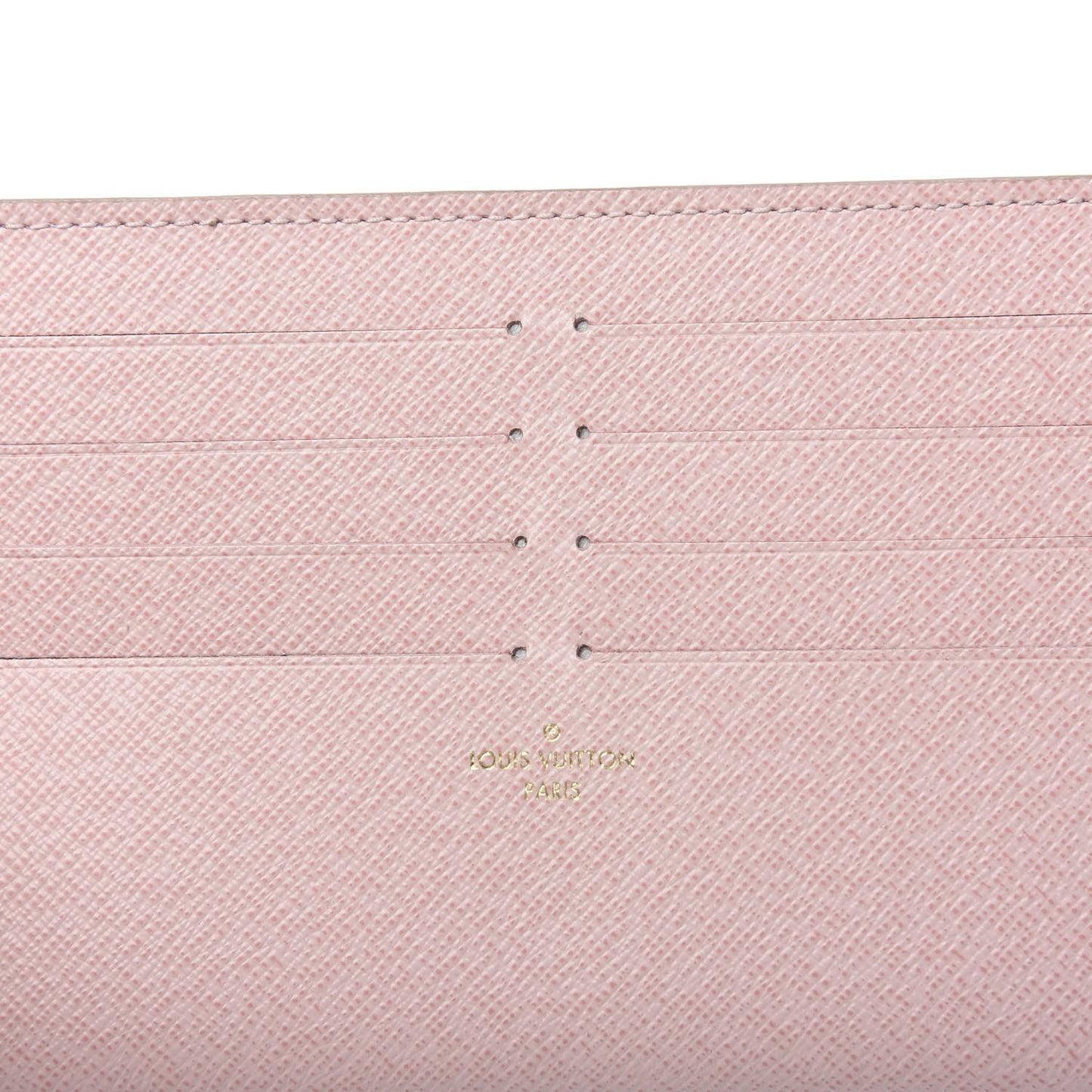 Damier Azur Pochette Felicie Chain Wallet Rose Ballerine