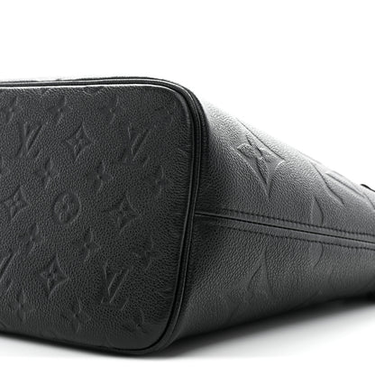 Louis Vuitton Empreinte Monogram Giant Neverfull MM Black Black 11 of 12