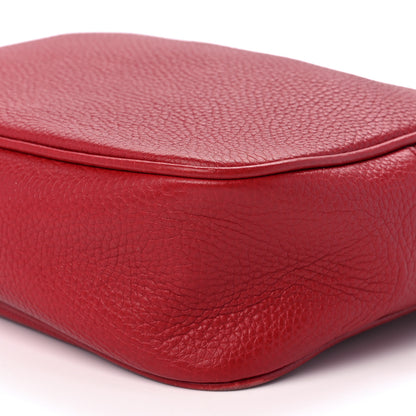 Gucci Pebbled Calfskin Small Soho Disco Bag Vibrant Red 12 of 12