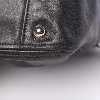 Prada Soft Calf Shoulder Bag Black 11 of 12
