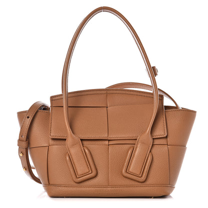 Bottega Veneta Grained Calfskin Maxi Intrecciato Arco 29 Tan 1 of 7