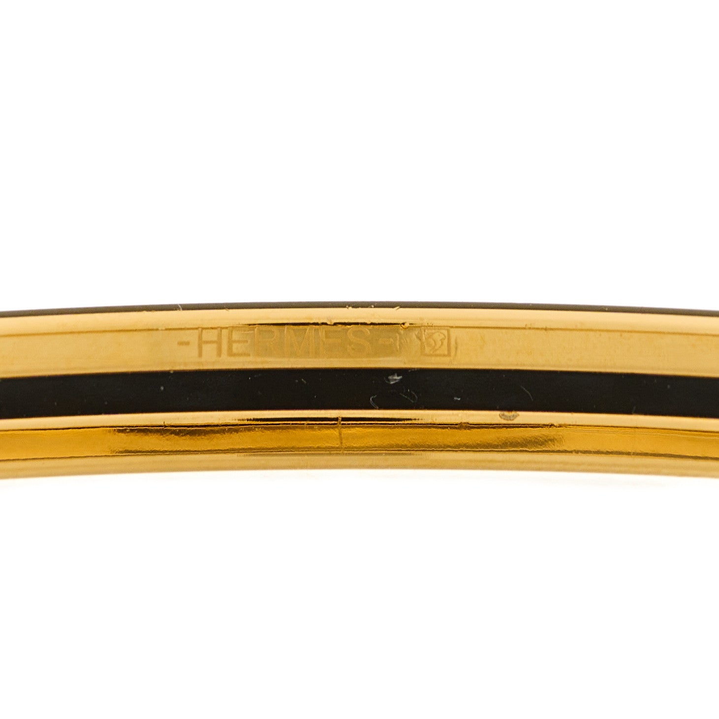 Hermes Enamel Uni Bangle 3 of 3