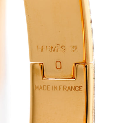 Hermes Enamel Narrow Clic Clac H Bracelet GM Vert Prairie 4 of 5
